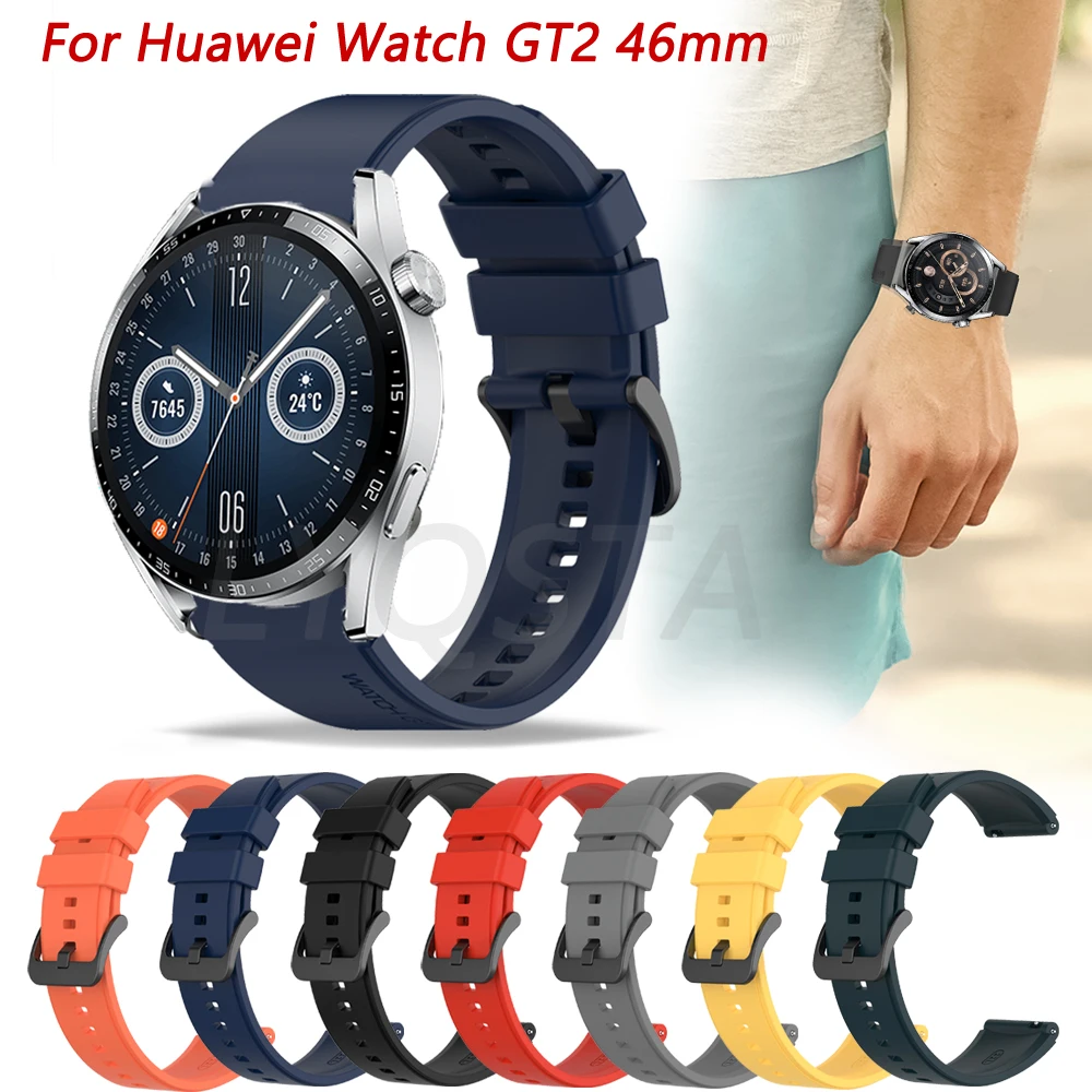 

For GT2 Strap Silicone Smart Watchband For Huawei Watch GT3 GT 46mm /GT 2E/HONOR Magic Band Sport Bracelet 22MM Wristband Correa