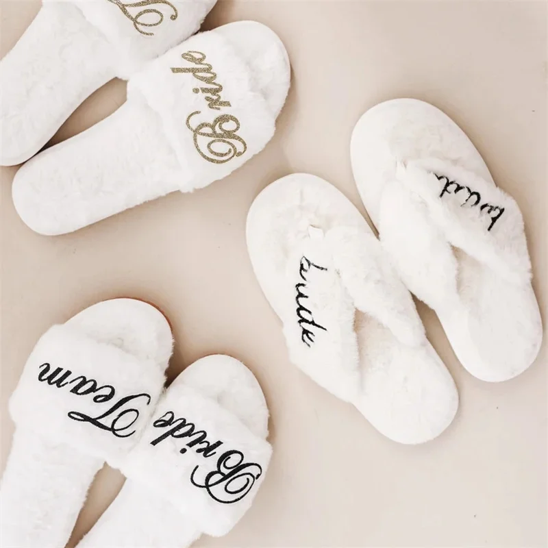 

Personalised Bride Flip Flops Bridesmaid Slipper Bride Gift Babe Flip Flop Custom SlippersWedding Party Gift, Bachelorette Party