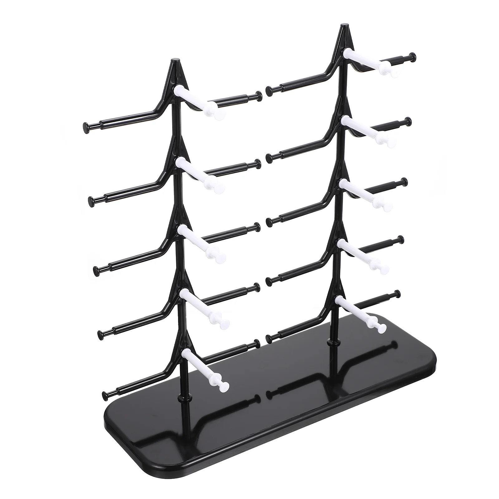 

Glasses Display Stand Clear Frame Multi-Tier Storage Holder Detachable Sunglasses Displaying Shelf Plastic Rack Eyeglass