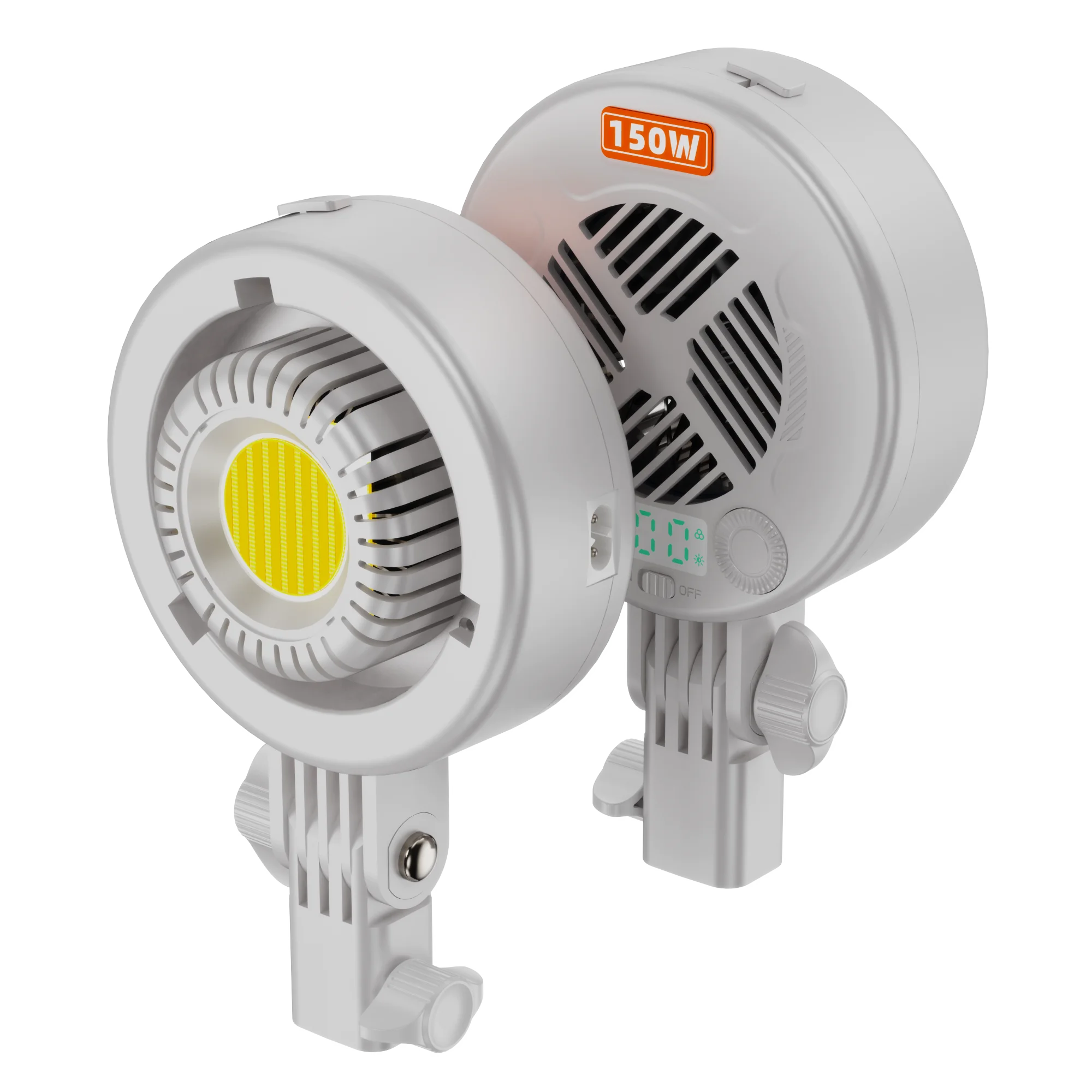 Фото Профессиональный светодиодный COB-осветитель LIYADI 150W для фото- и видеосъемки, 2700K-6500K, постоянный световой поток для студийной видеосъемки №3