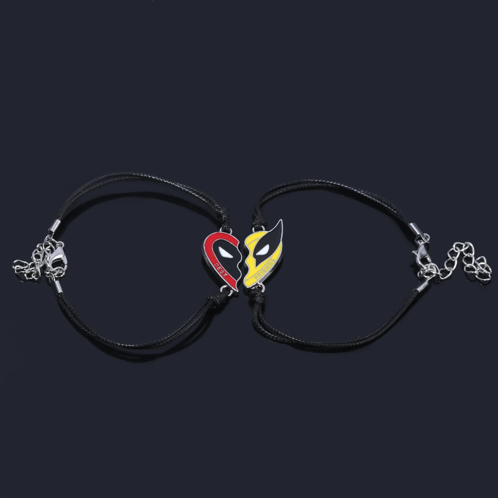 Супер Марвел Дедпул 3 Фильм Браслет Унисекс Металлический С Подвеской В Форме