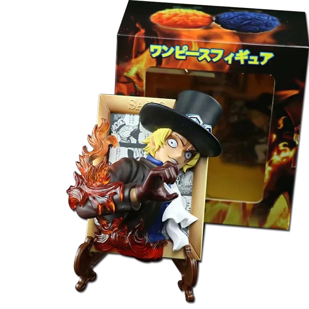 12 см аниме цельная фигурка Ace Luffy 3D картина GK фоторамка игрушки Фигурки героев