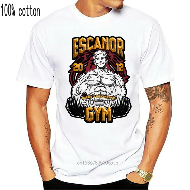 

Man Clothing Men Short Sleeve Tshirt Escanor Gym Manga T Shirt Women t-shirt
