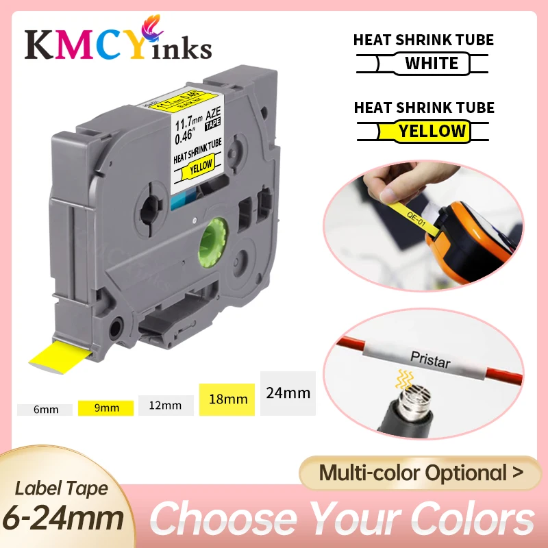 KMCYinks 231 12 мм TZ-белая лента TZ TZ231 TZ221 211 черно-белая стандартная Совместимость с