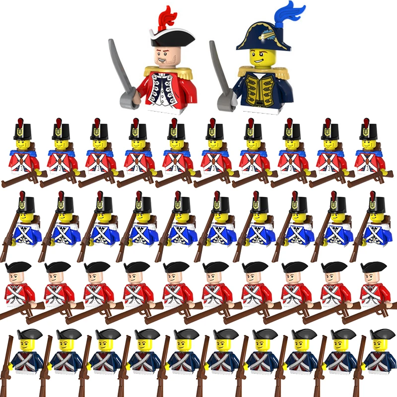 

WW2 Mini Military Navy Figures Building Blocks German UK Empire Governor Officer Soldier War Bricks Kids Christmas Gifts Toys