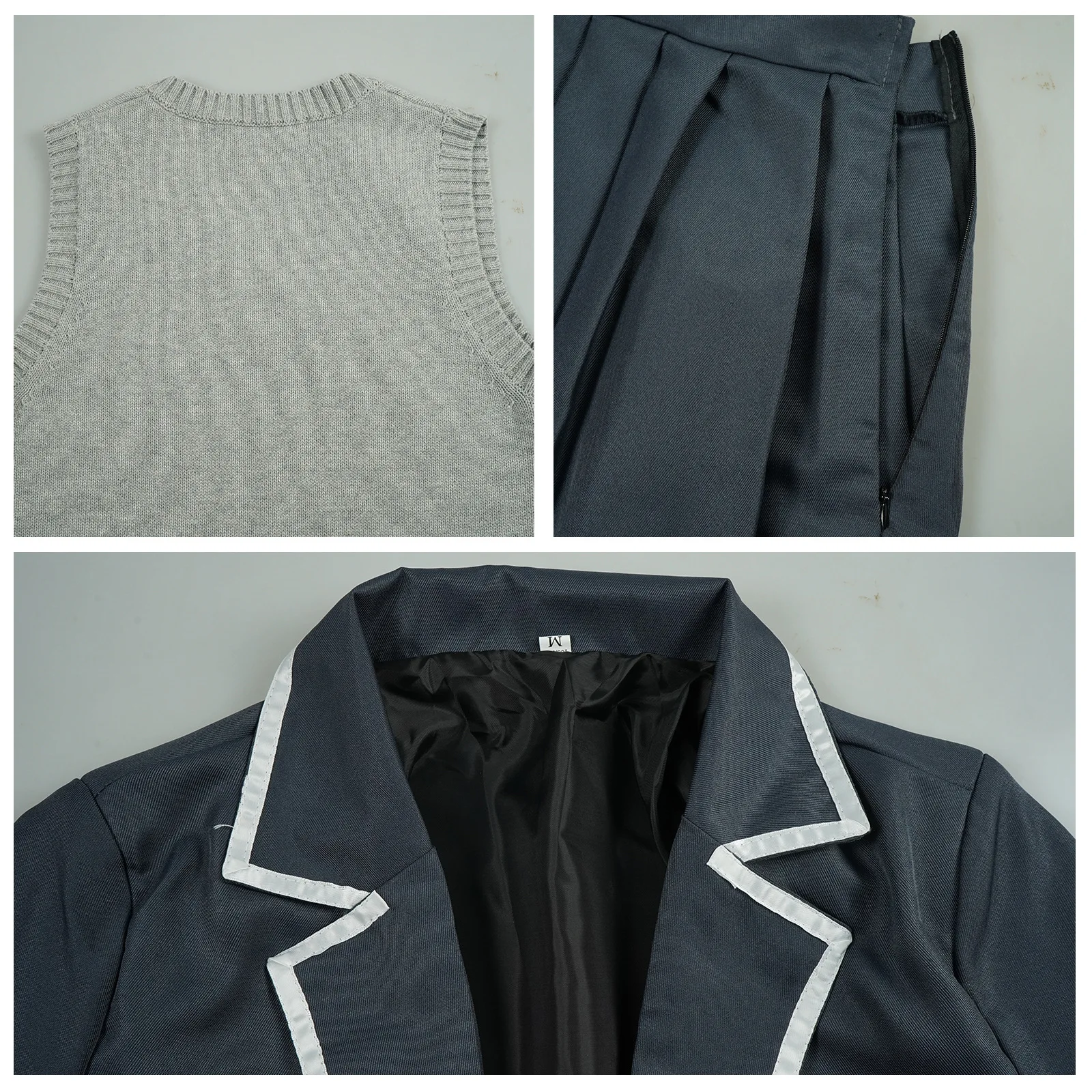 You Tuber VTuber NIJISANJI Kenmochi Toya Косплей Костюм Аниме Мужчина Женщина Школьная форма