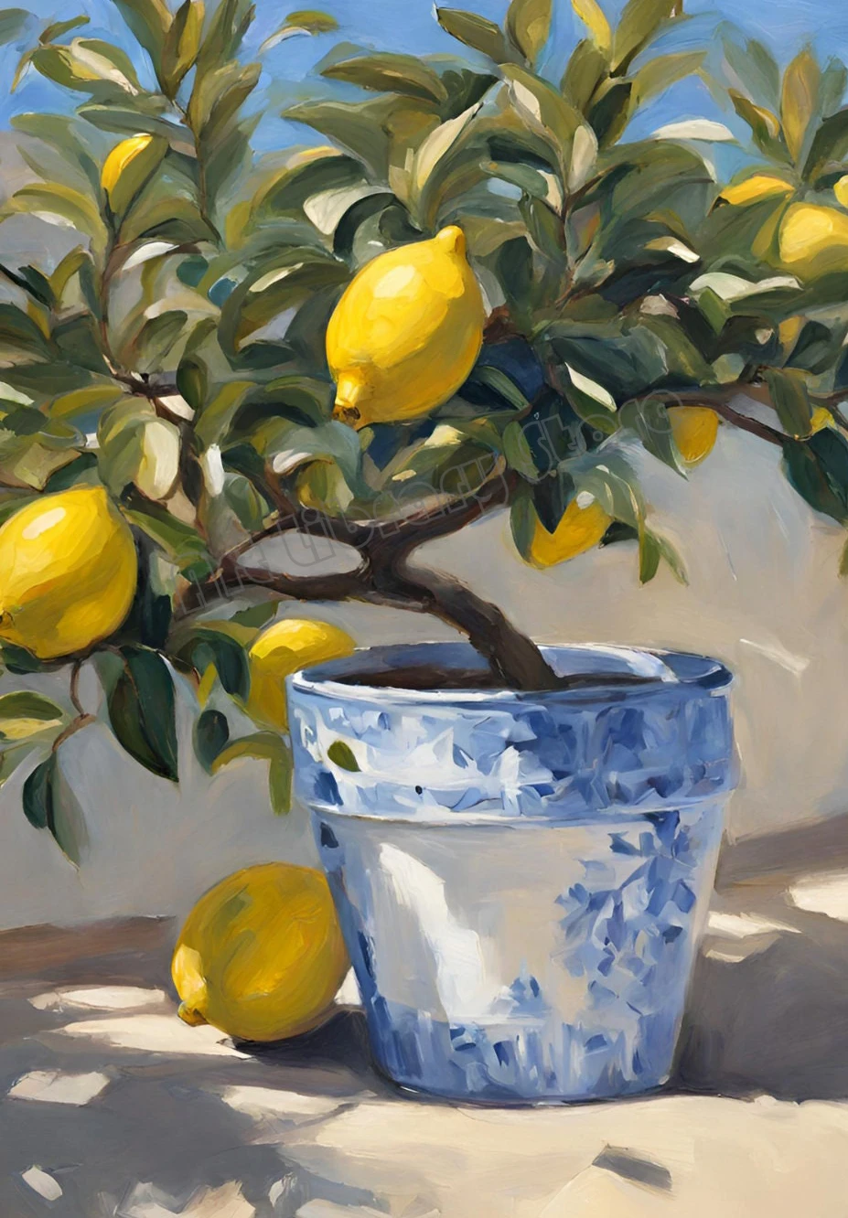 

Картина на холсте "Лимонное дерево"