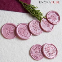 retro wax seal stamps rosemary rose vintage sealing scrapbooking stamps copper head sealing tools post decor for wrapping cards