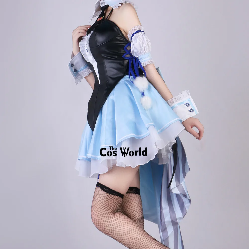 Виртуальный YouTuber Vtuber Hololive Usada Pekora униформа для девочек наряды костюмы косплея в