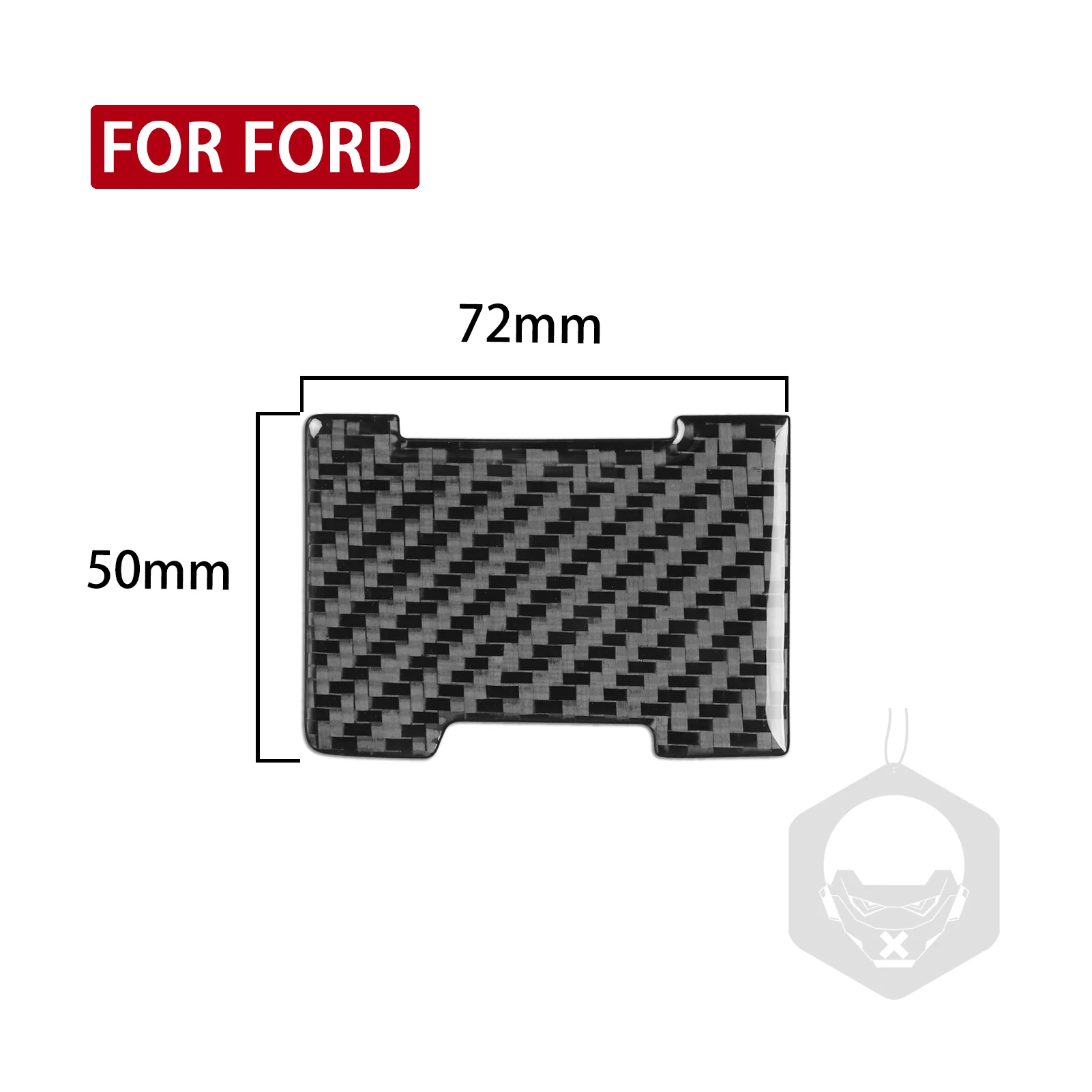 Фото Для Ford F-150 Raptor 2015-2020: наклейки из углеродного волокна для прикуривателя, аксессуары для интерьера автомобиля №1