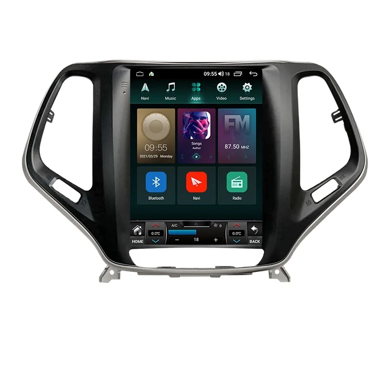 

DVD-плеер для Jeep Cherokee, 10,4 дюйма, HD 1080P, сенсорный экран, GPS, автомобильный мультимедийный плеер, DVD-плеер