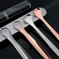 304 stainless steel tongue scraper tongue cleaner tongue scraping brush remove halitosis breath teeth whitening oral hygiene