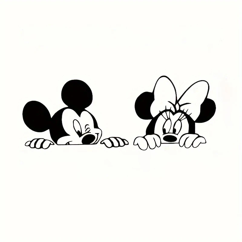 

Виниловая наклейка Disney Микки и Минни Маус