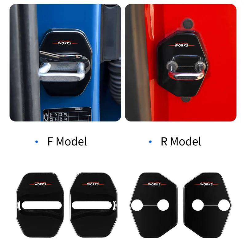 Автомобильный Стайлинг крышка дверного замка автомобильная Защитная Пряжка
