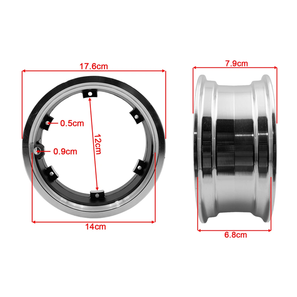 

Ступица колеса для электрического скутера Dualtron 3 DT III Speedway5 10*2,70-6,5 90/65-6,5 запасные части из алюминиевого сплава