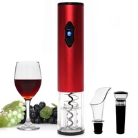 electric wine opener automatic electric wine bottle corkscrew opener with foil cutter for wine lover 4 in 1 gift set