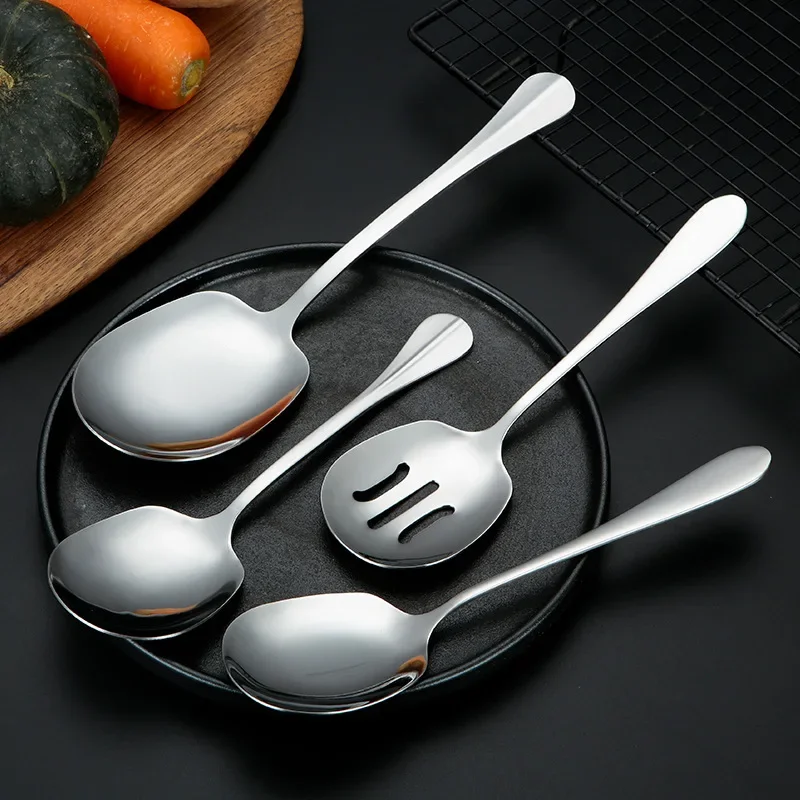 1 шт. обеденное блюдо общественная ложка суп ресторан большая из нержавеющей