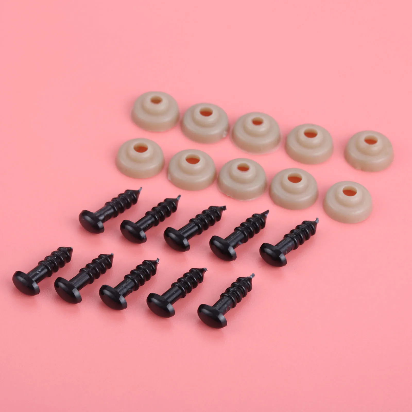 40 шт./20 шт. пластиковые безопасные глаза в носу + шайбы овальная Детская кукла