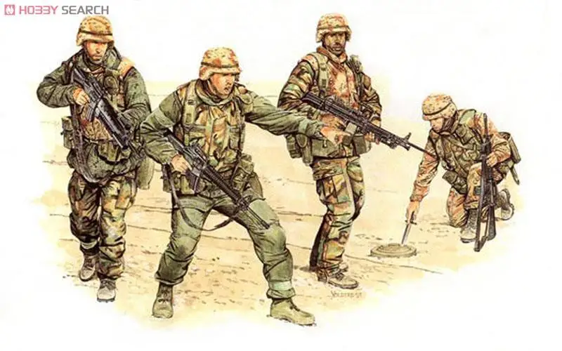 

Dragon 3015 1/35 Scale U.S. 1st Infantry Division Big Red One Plastic Model Kit