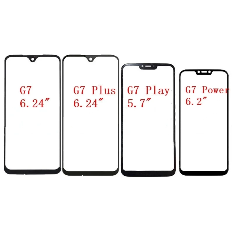 

Outer Glass For Motorola Moto G7 / G7 Play / G7 Plus /G8 Power Front Glass Outer Glass LCD Outer Panel Glass Lens Replacement