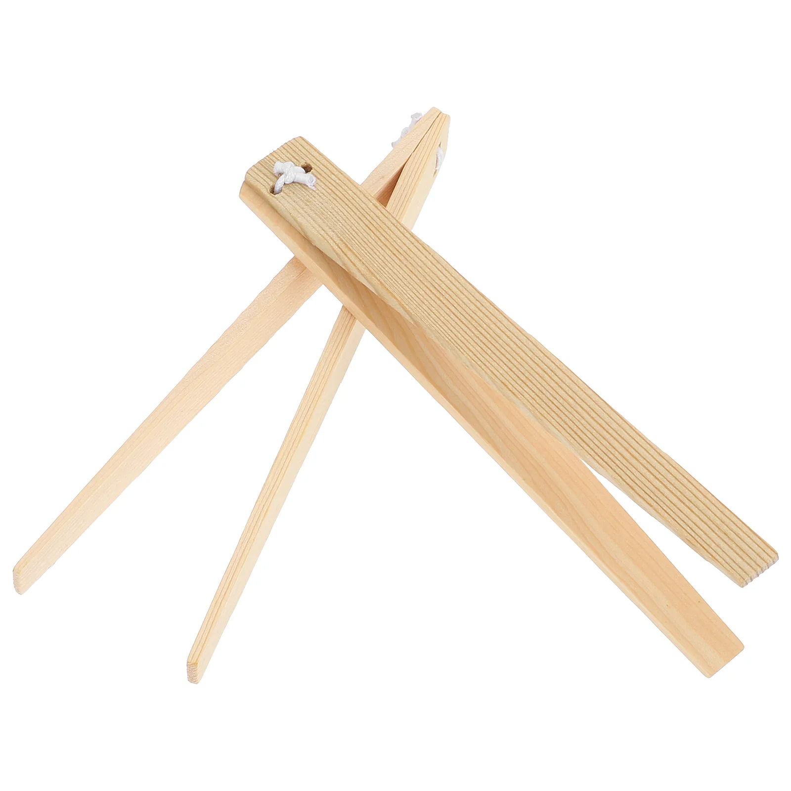 

2Pcs Kids Wood Early Educational Plaything Funny Tweezers for Kids