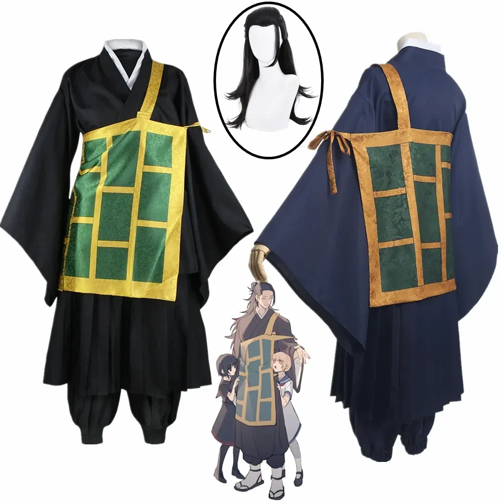 

Anime Jujutsu Kaisen Geto Suguru Cosplay Costume Black Blue kimono School Uniform Anime Clothe Halloween Costumes For Women Man