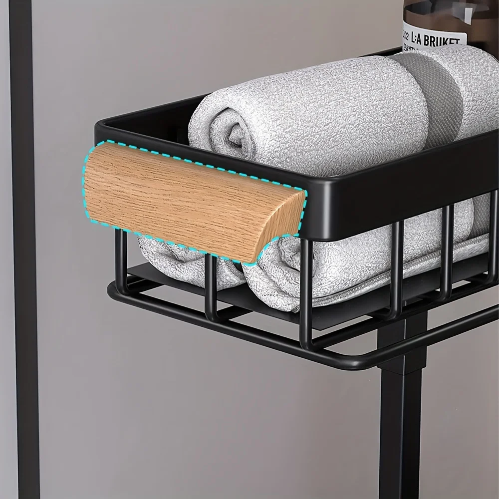 1 шт. 2-ярусная выдвижная стойка-органайзер под раковину многофункциональная