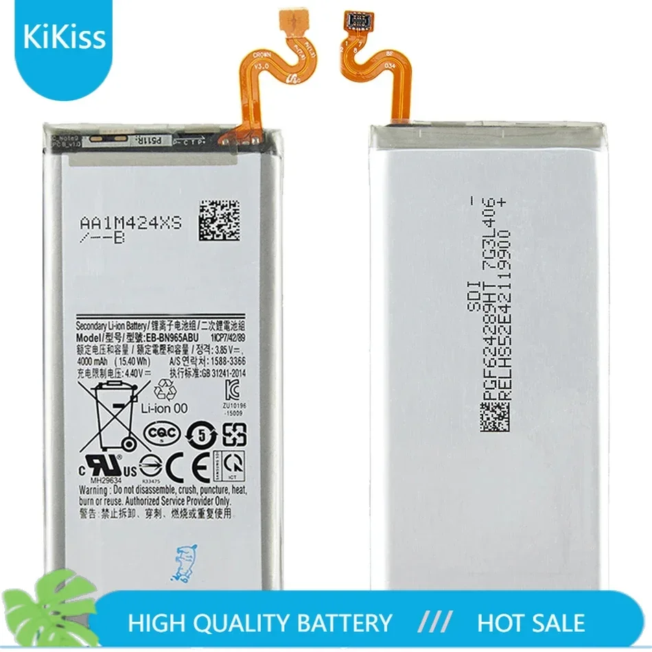 Аккумулятор EB-BN965ABU 4000 мАч для мобильного телефона Samsung Galaxy Note 9 N9600 SM-N9600 SM-N960F