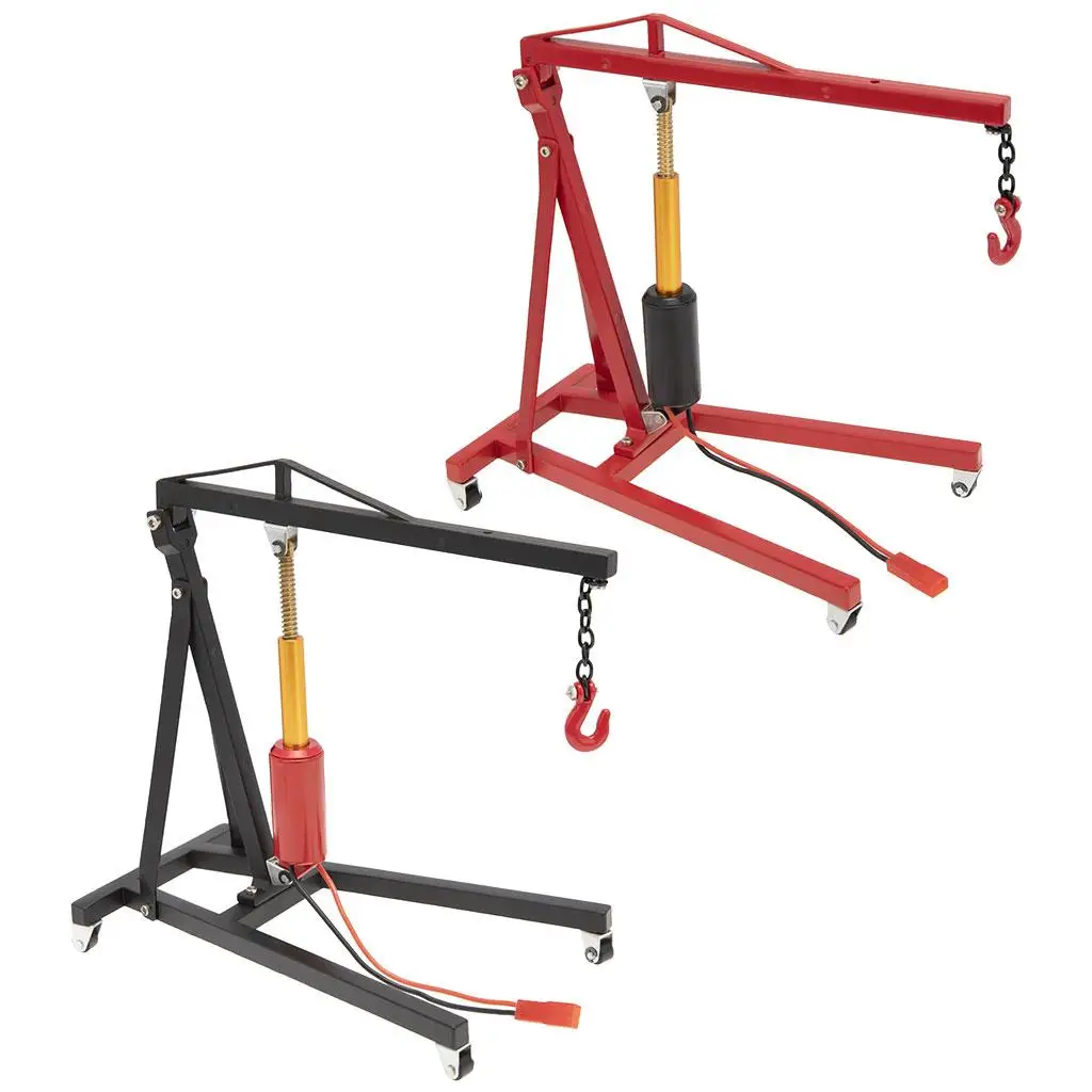

1/10 Engine Crane Hanger Universal Rock Crawler Crane Jacks Lifting Tools Decor