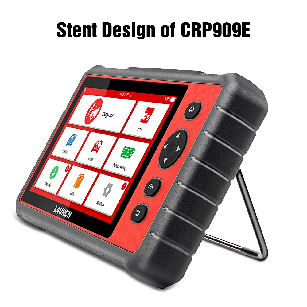 

Считыватель кодов LAUNCH X431 CRP909E, полный диагностический инструмент для систем с подушками безопасности, SAS, TPMS, EPB, IMMO, 15 функций сброса, CRP909X, ска...