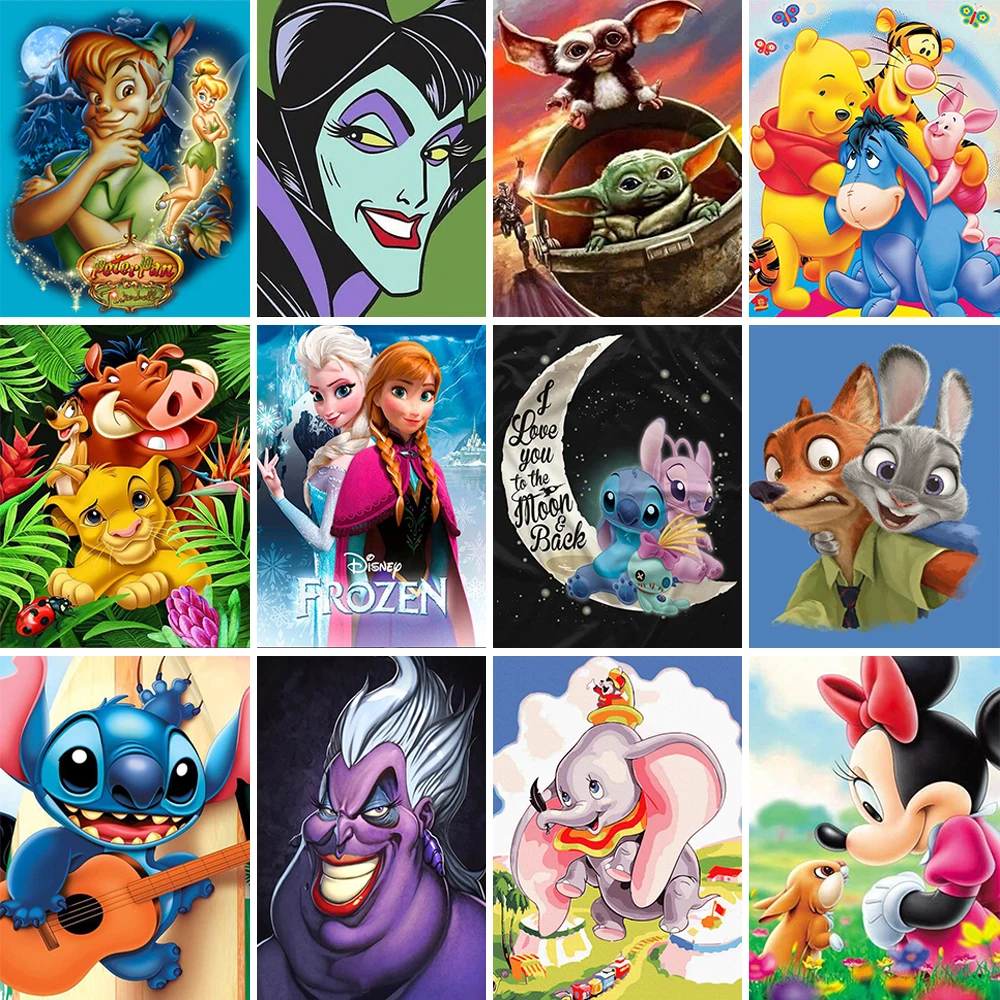 

Алмазная картина «сделай сам» с мультяшным портретом