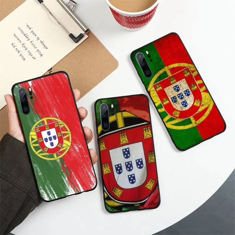 

Чехол с португальским флагом для телефона Honor 70 50 20 7S X9 X8 X7 Magic 4 3 Pro, мягкий черный чехол для телефона