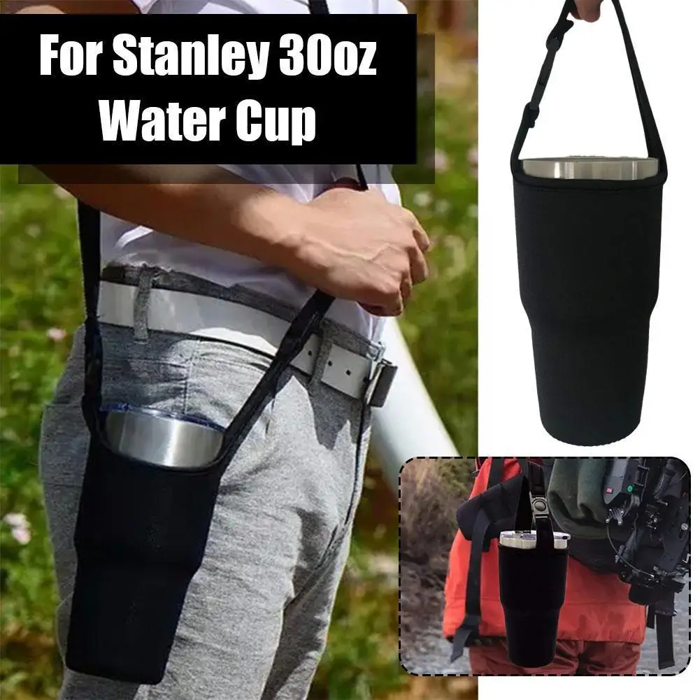 

1pcs Water Cup Bag Water Cup Holder For Stanley 30oz Water Cup With Handle Water Cup Outdoor Camping Accessories N3O1