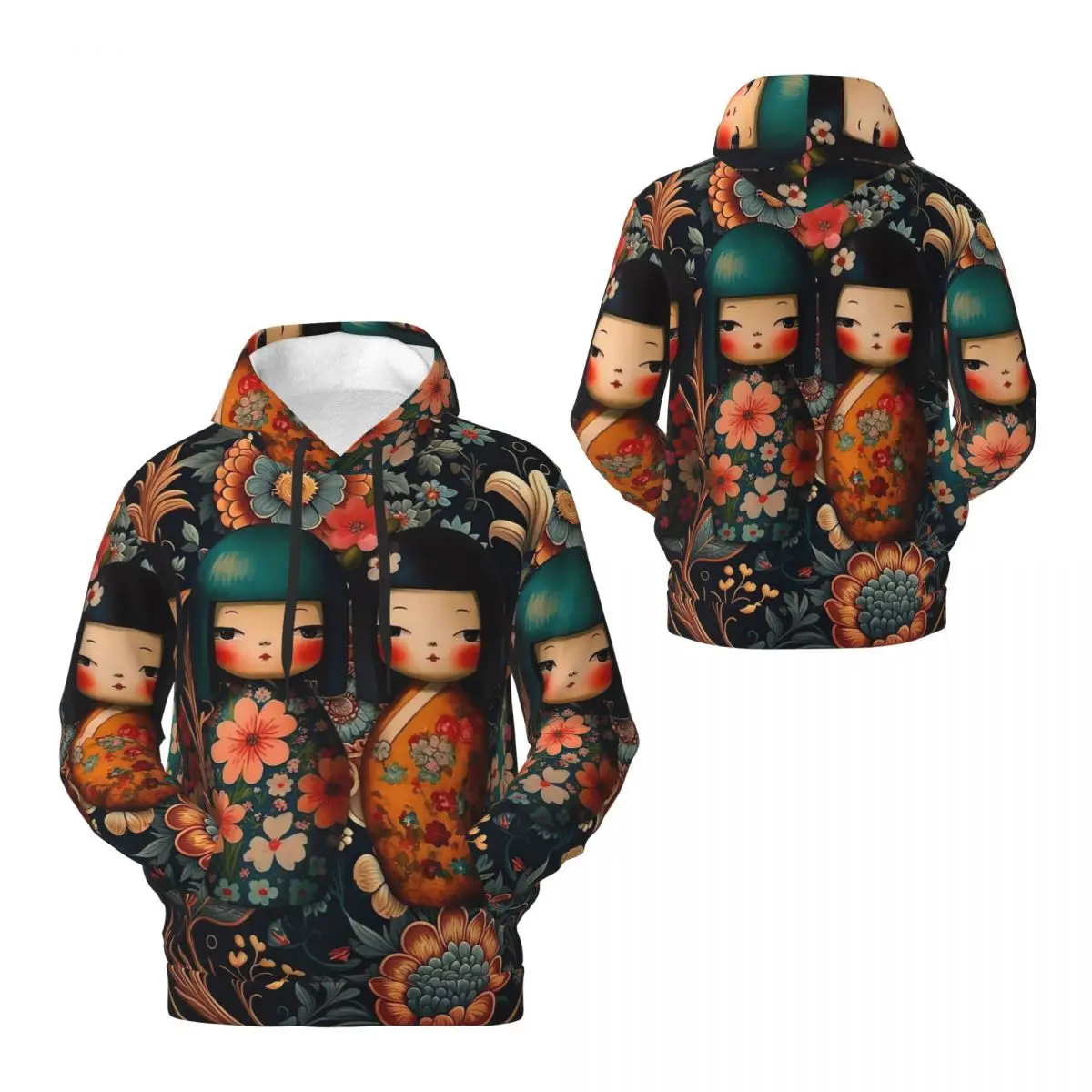 Уличная одежда для японских кукол осенние необычные пуловеры Kokeshi толстовка с