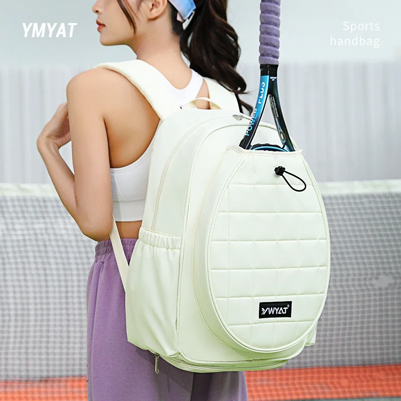 Tennis Badminton Backpack for Wemen YWYAT Large Capacity with Shoe Compartment Gym Sports Racquets Bag