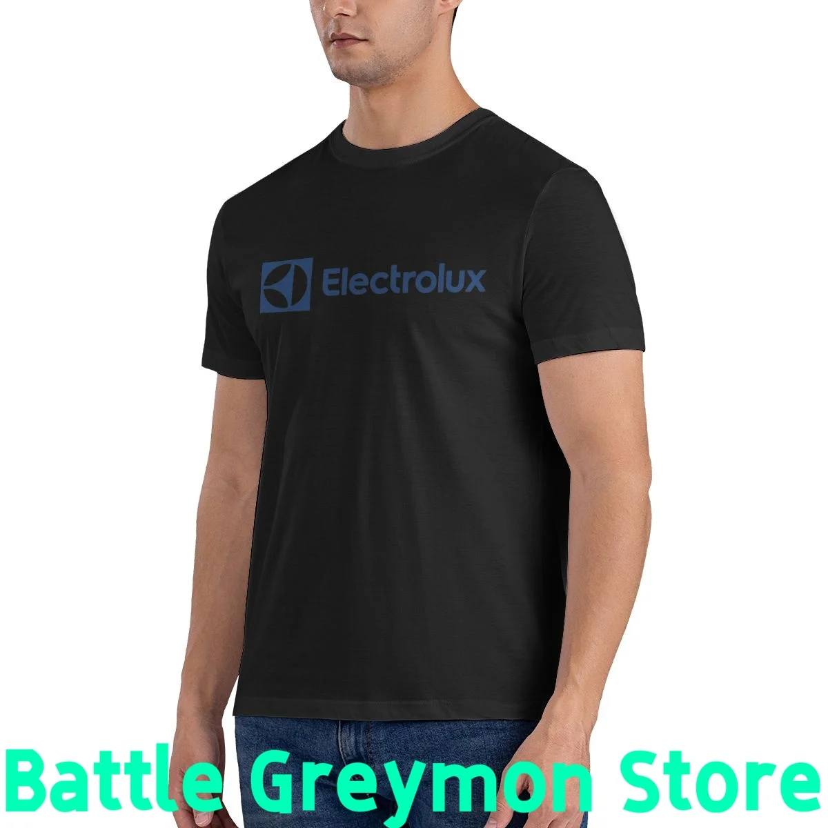 Футболка мужская с круглым вырезом и коротким рукавом