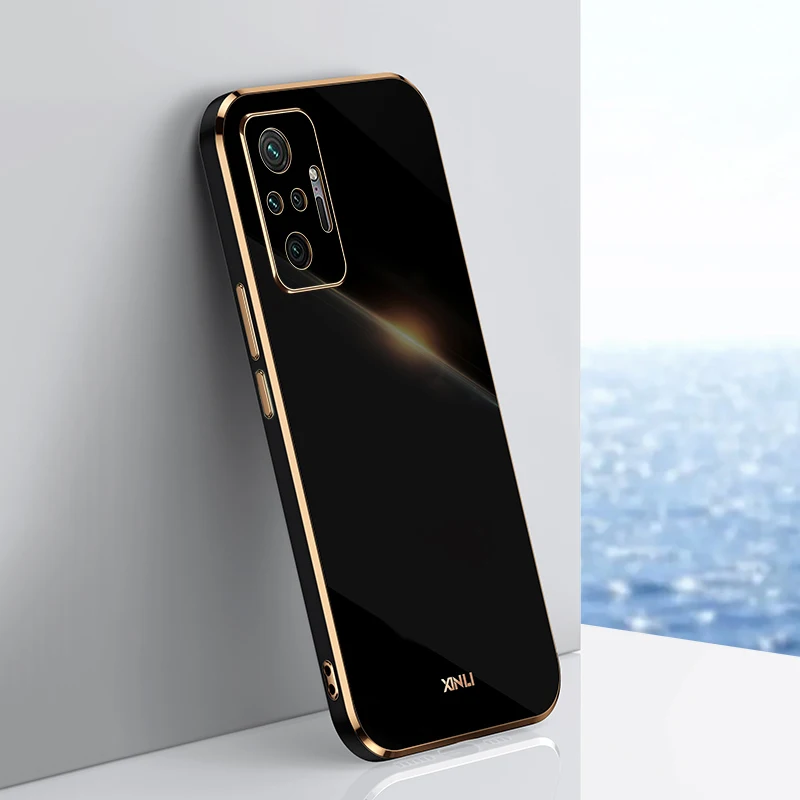 plating soft phone case for xiaomi redmi note 11 11s 10s 10 9 pro max 9s note10 10pro soft silicone shell lens protective covers free global shipping