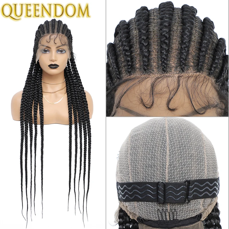 Парик из синтетических косичек для женщин