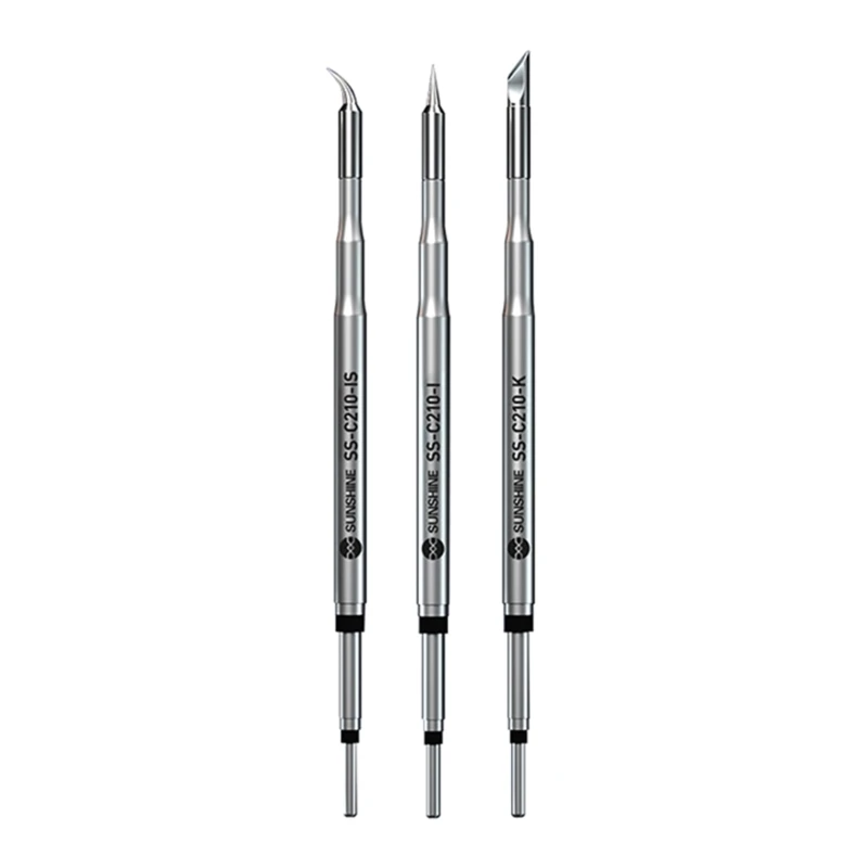 

Lead-free C210 Soldering Tip for JBC C210 T210 T26 S21 Welding Tips Fast Heating