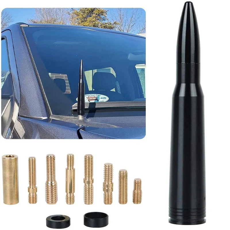 

Vehicle Stubby Antenna Mast Bullet Car Truck Antenna Replacement for Ford F Series F150 Raptor Heavy Duty Classic Pickup Truck