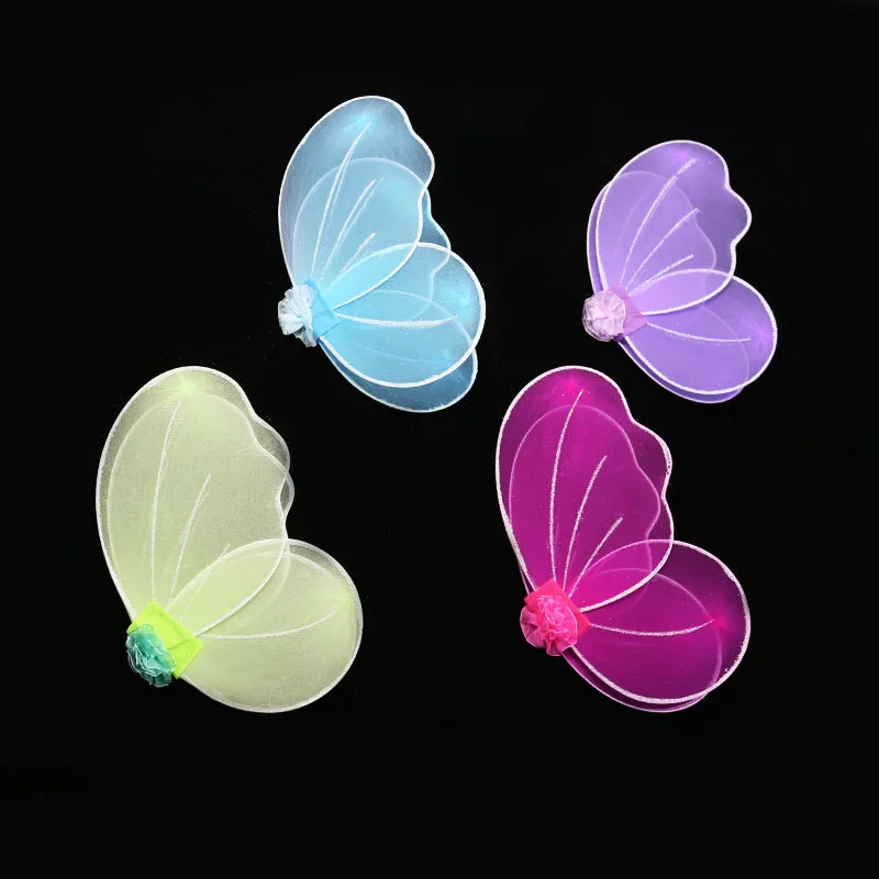 

Детские крылья бабочки для девочек реквизит для косплея крылья феи эльфа крылья принцессы ангела крылья для Хэллоуина вечевечерние НКИ тан...