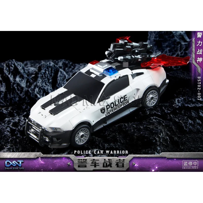 Фото Новые игрушки Dream Star Toys DST02-007: Мощный Бог Войны, Полицейский Бог Войны, Воин-полицейский на машине, Коллекционные фигурки, Подарки №5
