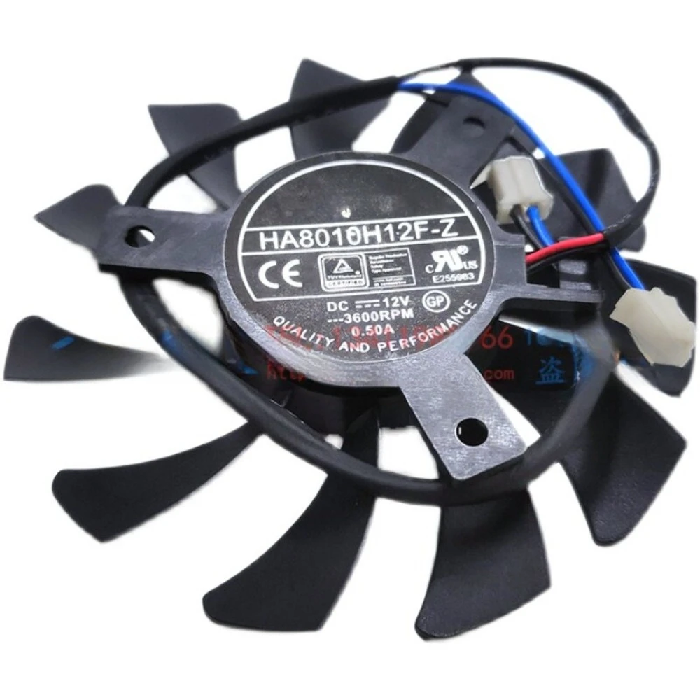 Фото Вентилятор охлаждения для видеокарт MSI GTX 750ti 750 740 ITX, модель HA8010H12F-Z (WS004) №1