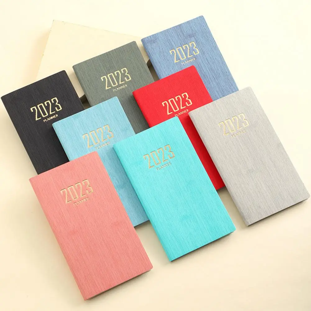 

Journal Calendar Time Management Daily Notebook Portable Smooth Writing Great 2023 A6 Mini Agenda Planner Notebook