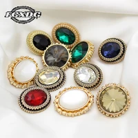 10pcslot super beautiful round sapphire buttons for sewing womens sweater accessories oval buttons fashion coat buttons luxury