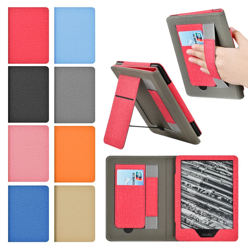 

New Suitable for Kindle paperwhite5 cloth bracket protective sleeve 6.8 inch 11thkpw5 with Hand Strap/Stand and Auto Sleep/Wake