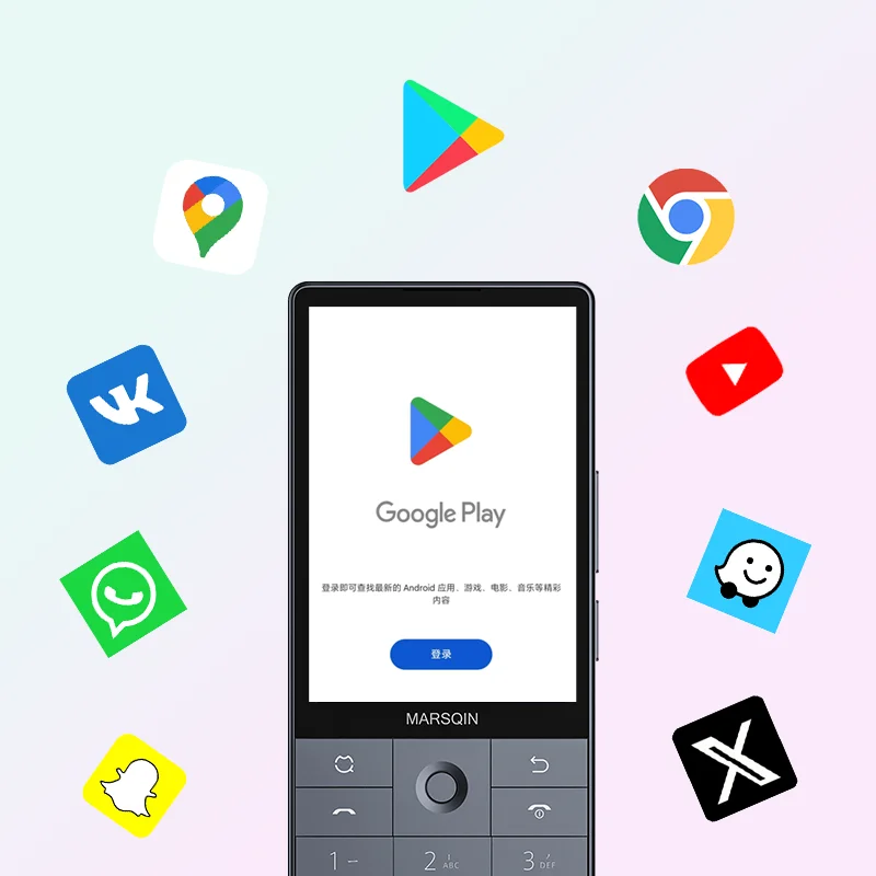 Фото Новый смартфон Qin F25, Google Play, Android 14, две SIM-карты, 6 ГБ + 128 ГБ, 2700 мАч, WIFI Bluetooth, сенсорный экран 3,54 дюйма, MTK8786 №2