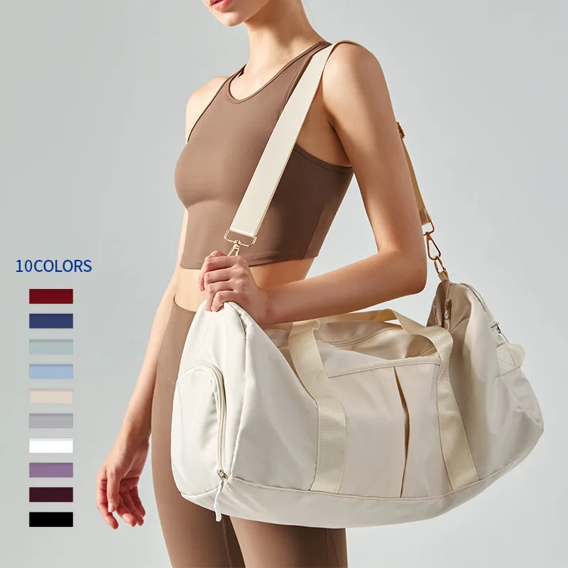 New Fashion Large-capacity Short-distance Travel Bag Dry and Wet Separation Sports Fitness  Waterproof Yoga Shoulder Handbag