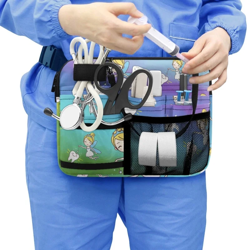 

Поясная Сумка twoheart sgirl для медсестер, универсальный органайзер с несколькими карманами для хранения медицинских принадлежностей