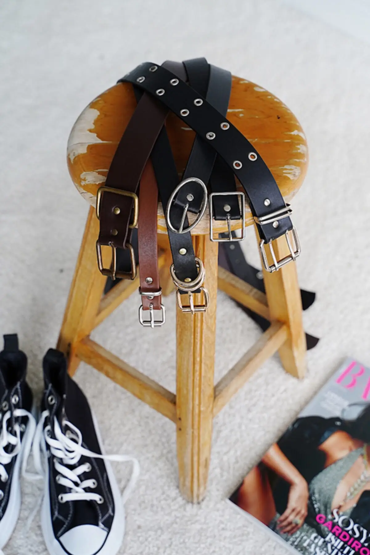 

2022 New Fashion, 6 Pieces of Women's Belts, Different Models, Belts Suitable for Daily Use, Stylish Design, Jeans Belt